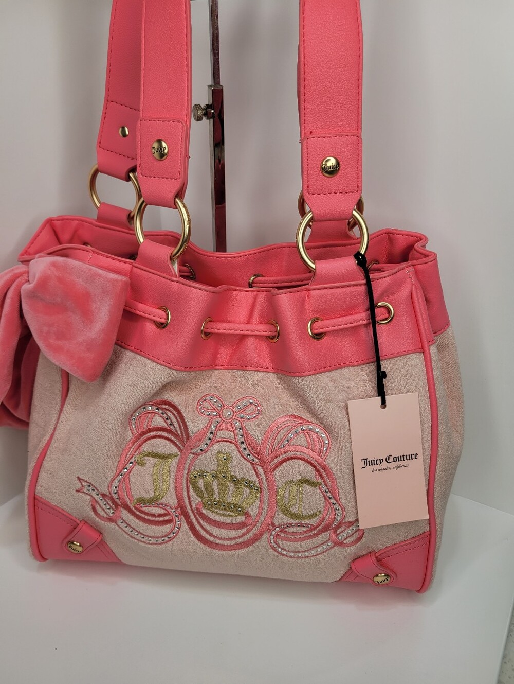 👉✨️Juicy Couture Juicy Lovers Club  2025 Daydreamer Pink Diamond/pink  tote